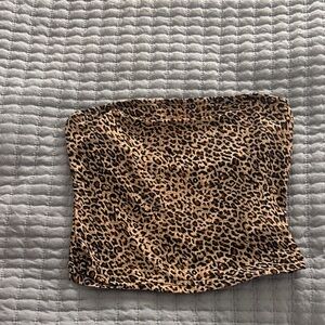 SHEIN Leopard Print Crop Top